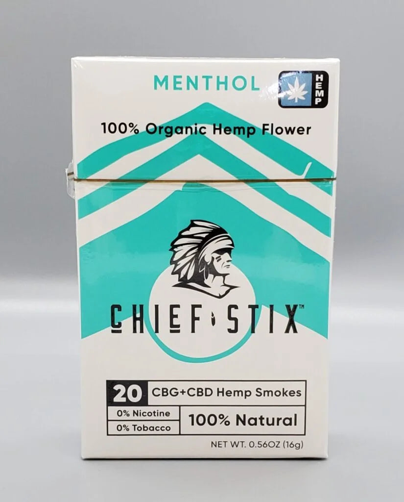 Chief Stix | CBD + CBG Smokes - Menthol