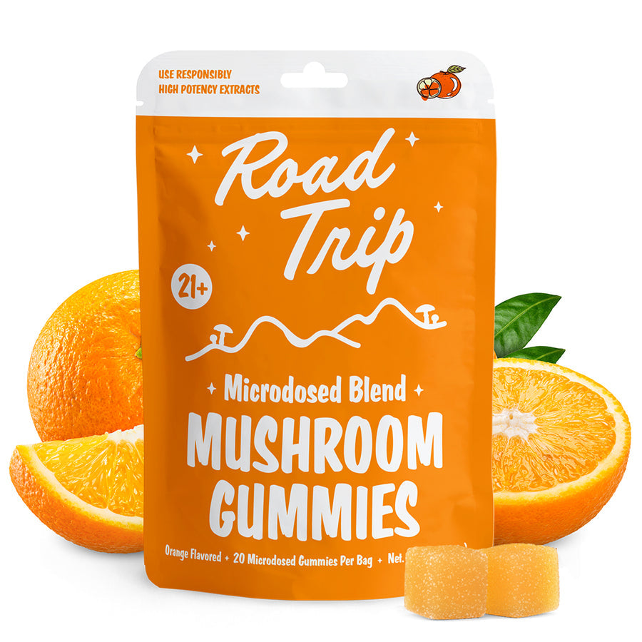 Road Trip Mushroom Gummies - Orange Microdose