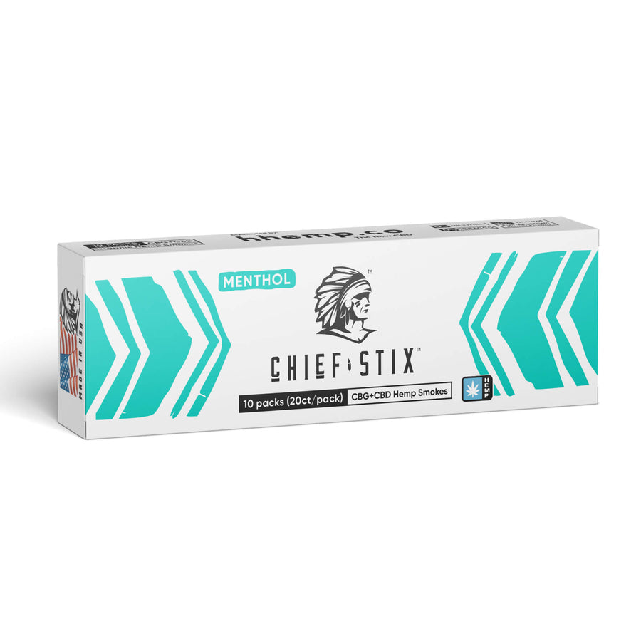 Chief Stix | CBD + CBG Smokes - Menthol