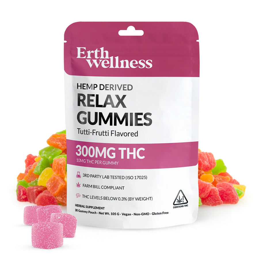 Erth Wellness - RELAX 10mg THC Gummies