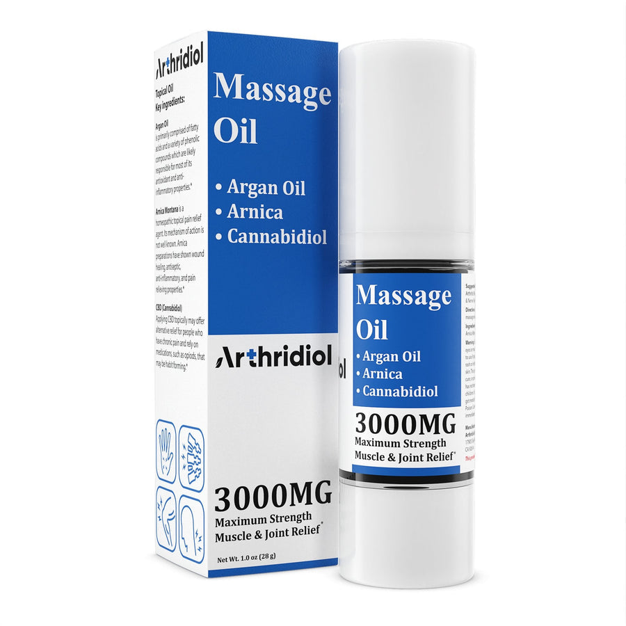 Arthridiol - Massage Oil - 3000mg CBD