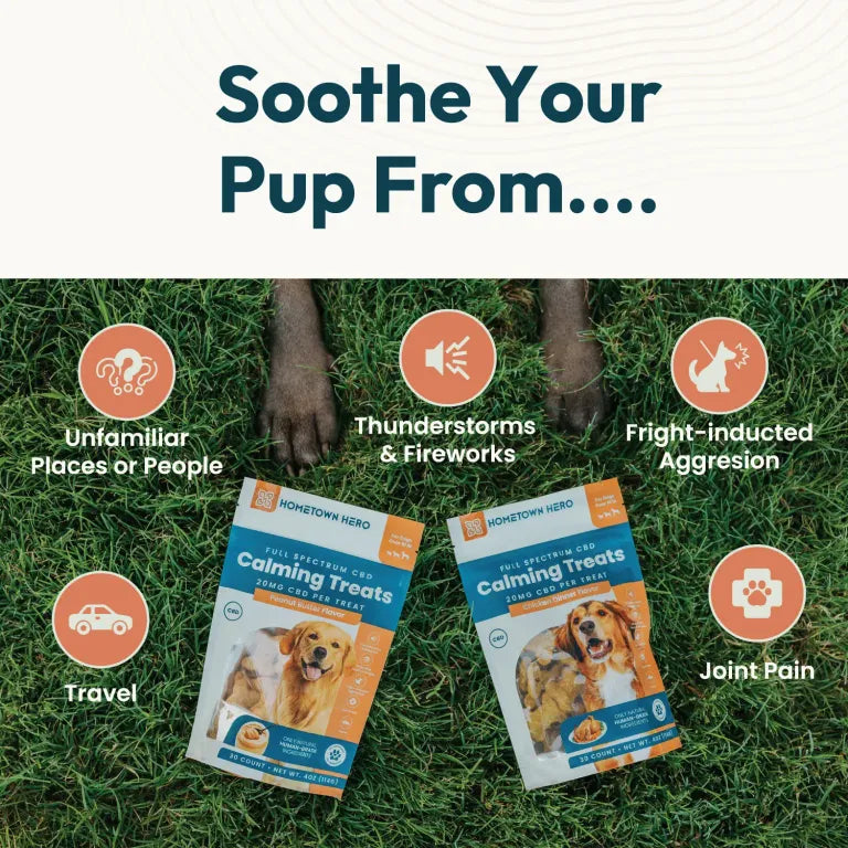 Hometown Hero Dog Treats - Calming