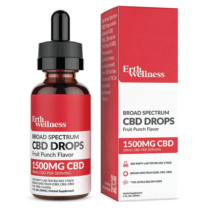 Erth Wellness CBD Drops - Fruit Punch