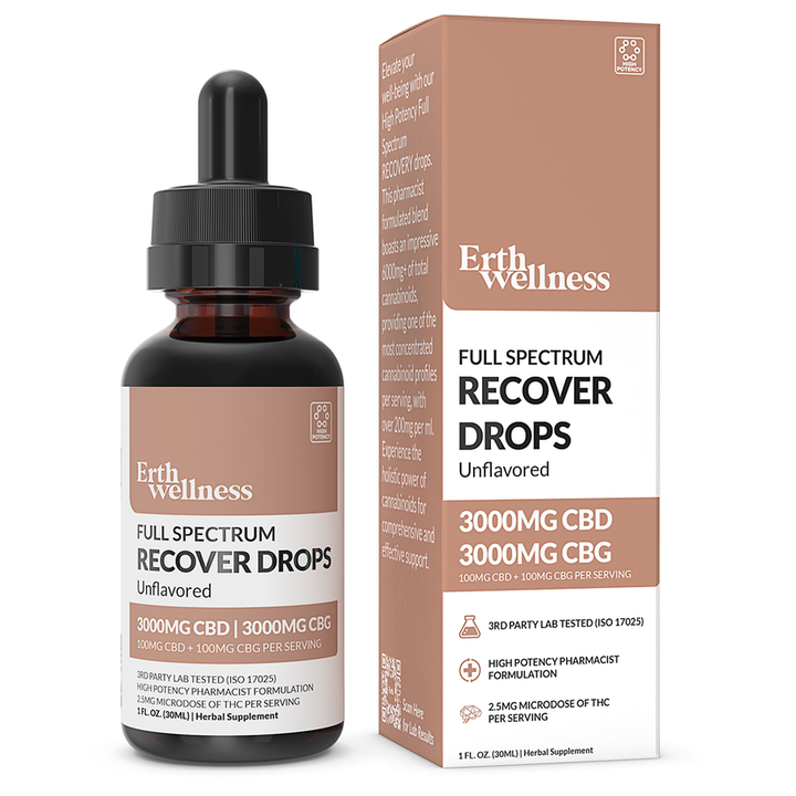 Erth Wellness - High Potency Full Spectrum RECOVER Drops