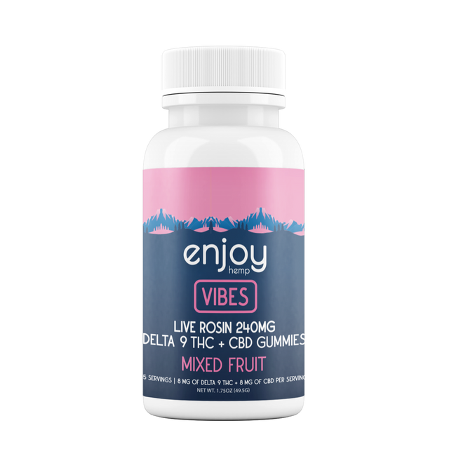 Enjoy Vibes 240mg Live Rosin Delta 9 THC + CBD 1:1 - Paradise